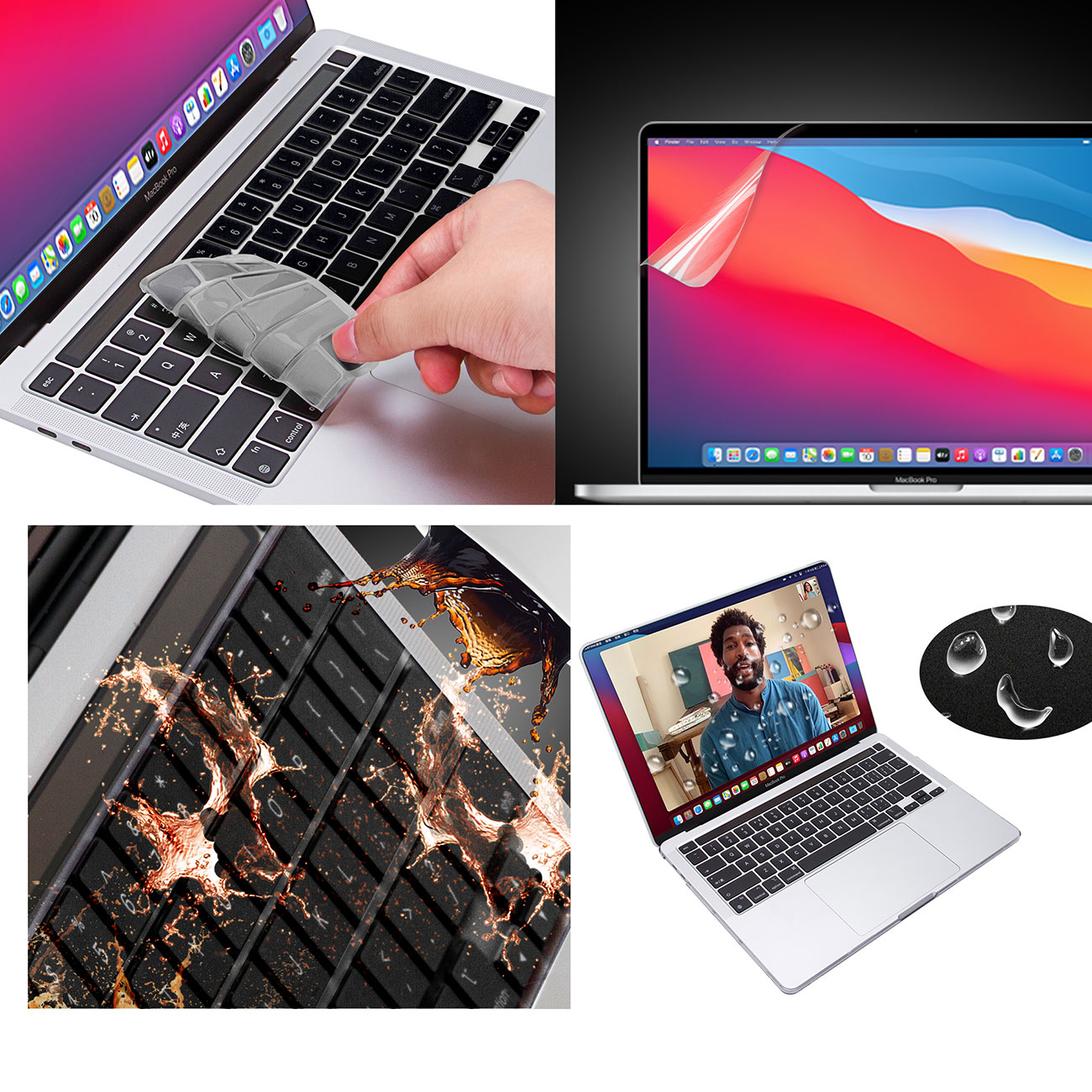 Techprotectus Matte Black Hardshell Case For 2020, M1 2020 MacBook Air 13" - Image 5